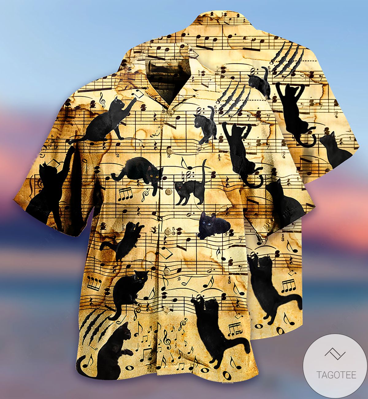 Cats Love Music Hawaiian Shirt Cats Love Music Hawaiian Shirt