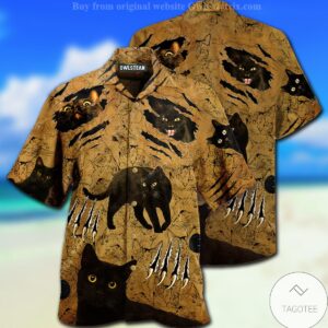 Cats Put Your Paws Up Hawaiian Shirt
