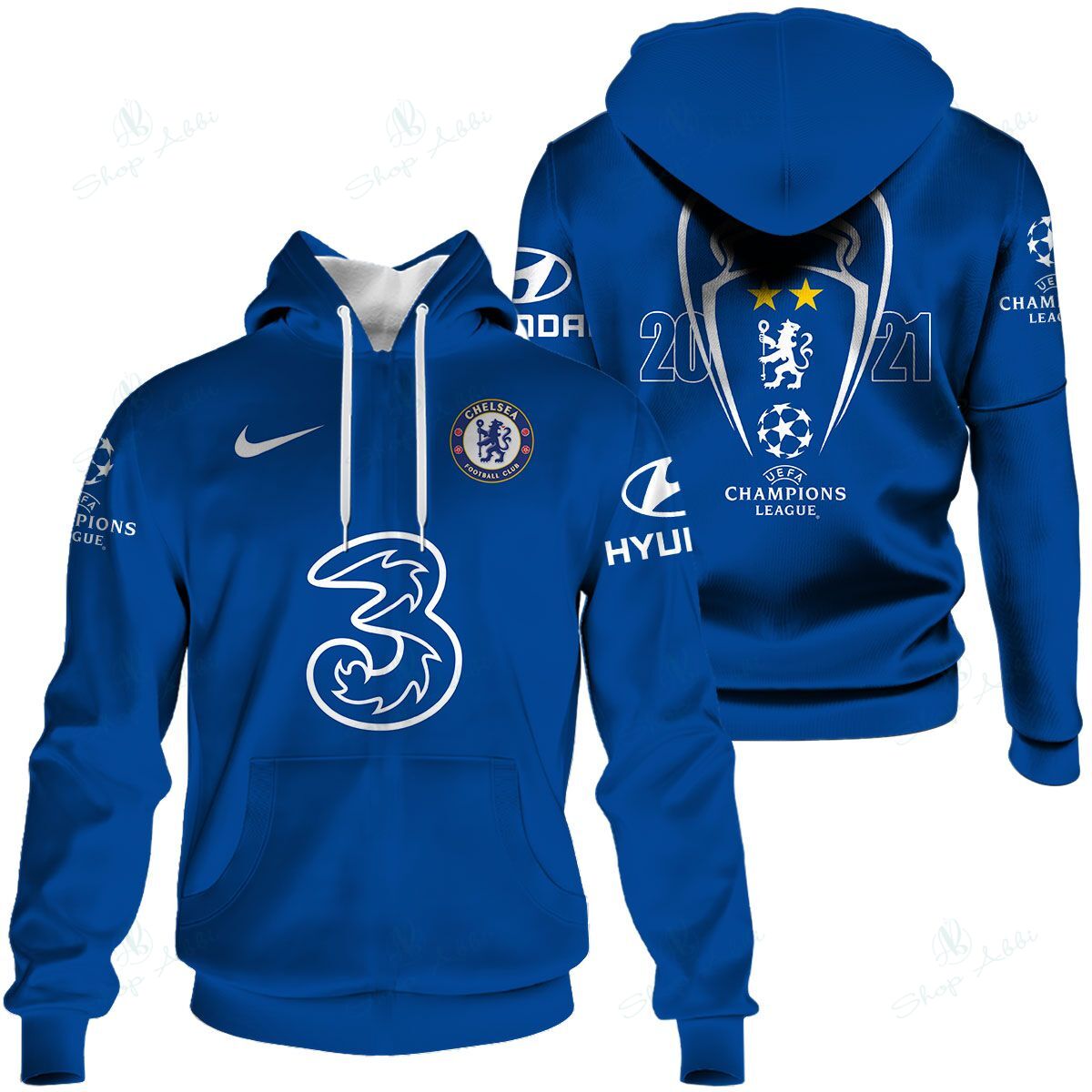 Chelsea Champions 2021 3D Hoodie And Shirt Chelsea Champions 2021 3D Hoodie And Shirt