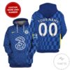 Chelsea Football Club Geometric Pattern Hoodie
