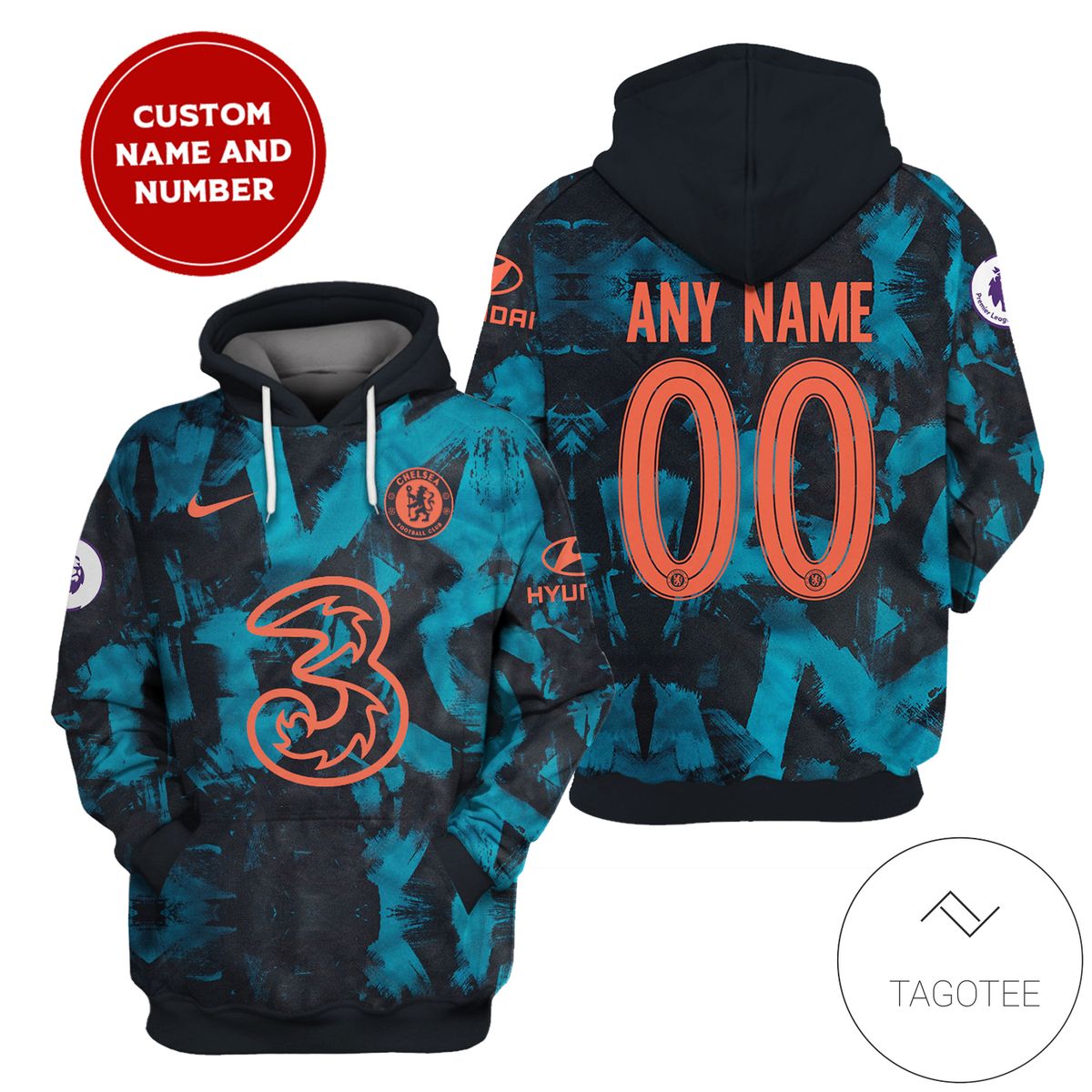 Chelsea Football Club Mix Color Hoodie Chelsea Football Club Mix Color Hoodie