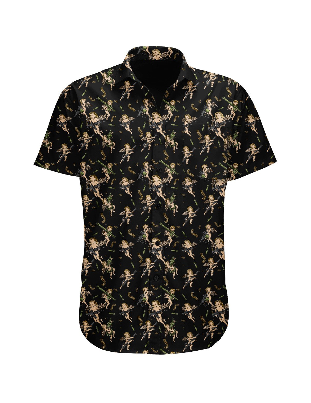 Cherub Button-Up Hawaiian Shirt Cherub Button-Up Hawaiian Shirt