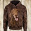 Chesapeake Bay Retriever Face All Over Print 3D Hoodie