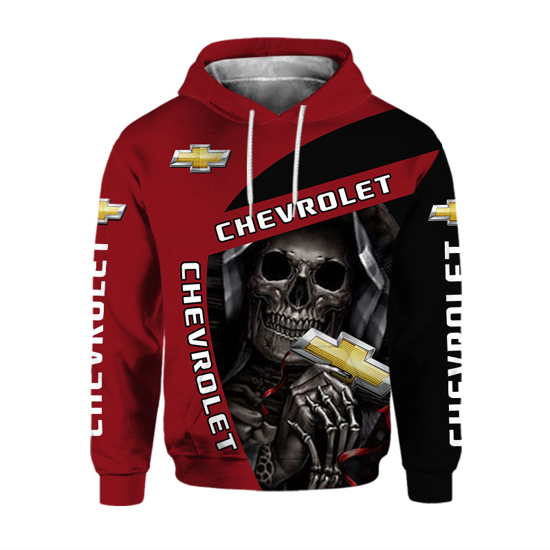 Chevrolet Skull 3D Over Print Hoodie -Limited Edition Chevrolet Skull 3D Over Print Hoodie -Limited Edition