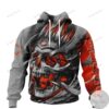 Chicago Bears Skull Jersey 3D Hoodie