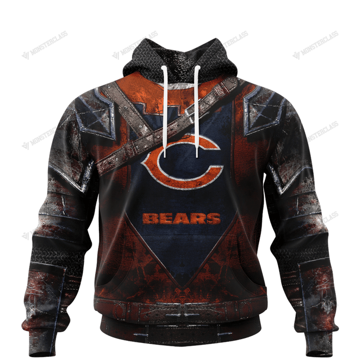 Chicago Bears Warrior Customized Hoodie Jersey Chicago Bears Warrior Customized Hoodie Jersey