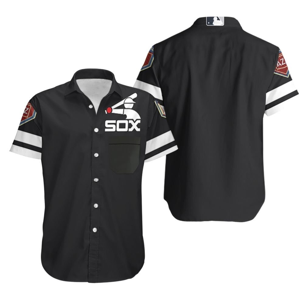Chicago White Sox Spring Training Team Black 2019 Jersey Inspired Style Hawaiian Shirt Chicago White Sox Spring Training Team Black 2019 Jersey Inspired Style Hawaiian Shirt