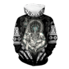 Chief Pattern Black Native 3D Hoodie