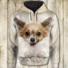 Chihuahua Face All Over Print 3D Hoodie