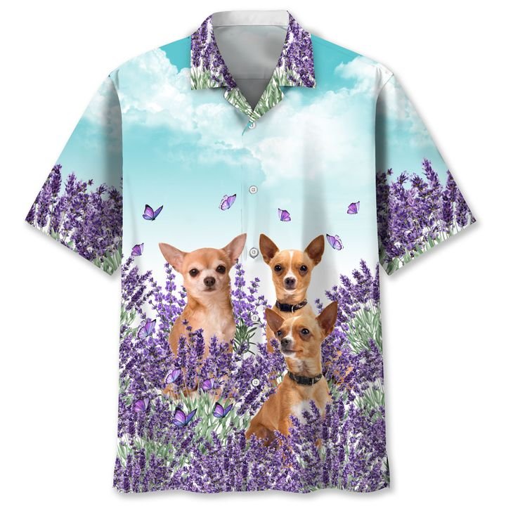 Chihuahua Lavender Hawaii Shirt Chihuahua Lavender Hawaii Shirt