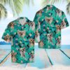 Chinese Crested Tropical Hawaiian Shirt Summer Button Up