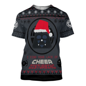 Christmas Darth Vader I Find Your Lack Of Cheer Disturbing 3D Shirt