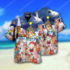 Christmas Holiday And Happy Animals Full Print Hawaiian Shirt