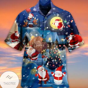 Christmas Love Santa And Gifts Limited Edition Hawaiian Shirt  Tagotee