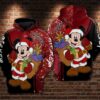 Christmas Mickey Mouse Disney 3D Hoodie