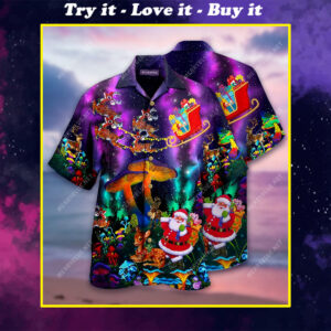 Christmas Mushroom Full Printing Hawaiian Shirt