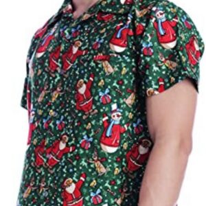 Christmas Party Holiday Santa Claus Hawaiian Shirt