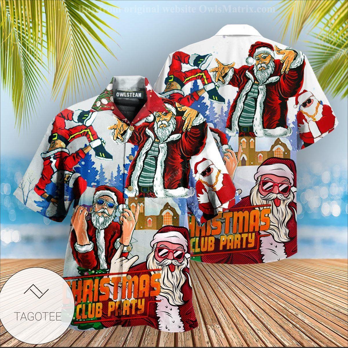 Christmas Santa Dances Like A Star Edition Hawaiian Shirt Christmas Santa Dances Like A Star Edition Hawaiian Shirt