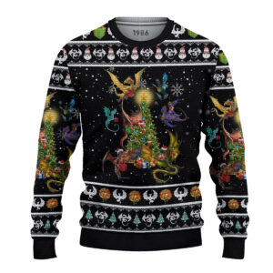 Christmas Tree Dragon 3D Shirt