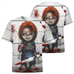Chucky Horror Doll 3D Shirt And Hoodie