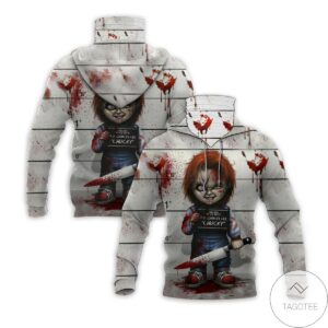 Chucky Horror Movie Halloween Mask Hoodie