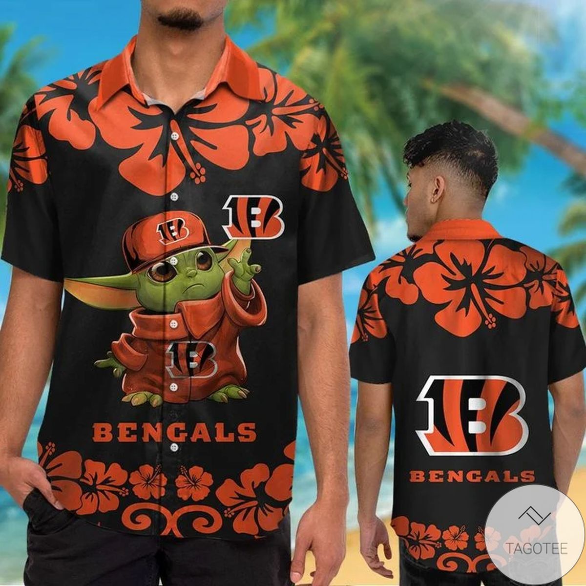 Cincinnati Bengals Baby Yoda Hawaiian Shirt Cincinnati Bengals Baby Yoda Hawaiian Shirt
