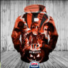 Cincinnati Bengals Halloween Horror Night 3D Pullover Hoodie