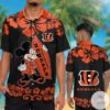 Cincinnati Bengals & Mickey Mouse Hawaiian Shirt