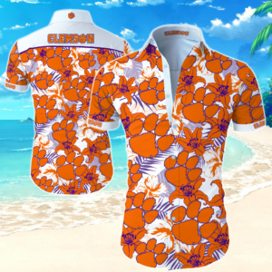 Clemson Tigers Hawaiian Shirt Summer Button Up