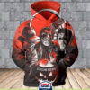 Cleveland Browns Halloween Horror Night 3D Pullover Hoodie