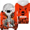 Cleveland Browns Pennywise The Dancing Clown It Halloween 3D All Over Print Hoodie