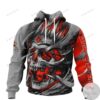 Cleveland Browns Skull Jersey 3D Hoodie