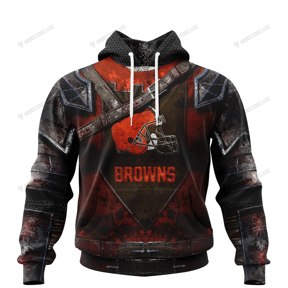 Cleveland Browns Warrior 3D Shirt Cleveland Browns Warrior 3D Shirt