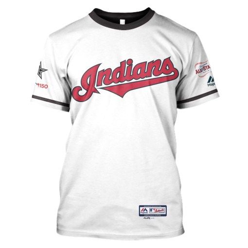 Cleveland Indians Custom Personalized 3D Shirt Cleveland Indians Custom Personalized 3D Shirt