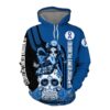 Colorectal Cancer Awareness Skull Girl 3D Shirt