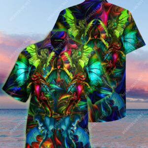 Colorful Dragon All Over Printed Hawaiian Shirt
