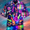 Colorful Hippie Bowling All Over Printed Hawaiian Shirt