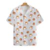 Corgi Butt And Peaches Seamless Hawaiian Shirt