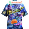 Cosmic Cats Galaxy Fun Hawaiian Shirt