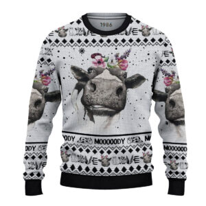Cow Flowers Mooooody 3D Shirt