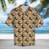 Cowboy Hat Texas Hawaiian Shirt Summer Button Up