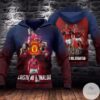 Cristiano Ronaldo Manchester United Logo 3D Hoodie