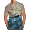 Cunard Line Ms Queen Victoria Hawaiian Shirt