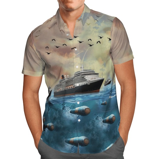 Cunard Line Ms Queen Victoria Hawaiian Shirt Cunard Line Ms Queen Victoria Hawaiian Shirt