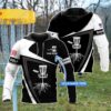 Custom Name Disc Golf American Flag 3D Hoodie