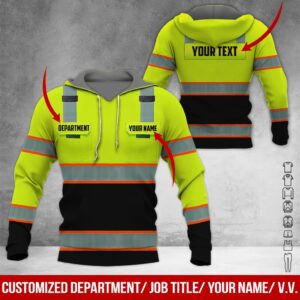 Custom Workwear 3D All Over Printed Hoodie And Shirts