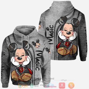 Cute Mickey Mouse Personalized Custom 3D Hoodie