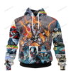 Cyborg V1 Dc Comics Christmas 3D All Over Printed Hoodie