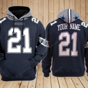 Dallas Cowboys Custom Name 3D Hoodie