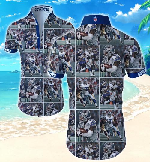 Dallas Cowboys Hawaiian Shirt Summer Button Up Dallas Cowboys Hawaiian Shirt Summer Button Up